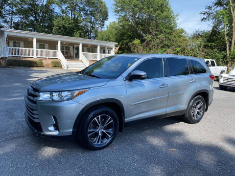 2019 Toyota Highlander for sale at Dorsey Auto Sales in Anderson SC
