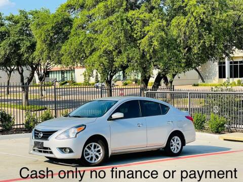2019 Nissan Versa for sale at Texas Drive Auto in Dallas TX