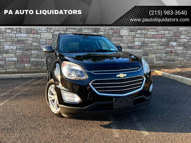 2016 Chevrolet Equinox for sale at PA AUTO LIQUIDATORS in Huntingdon Valley PA