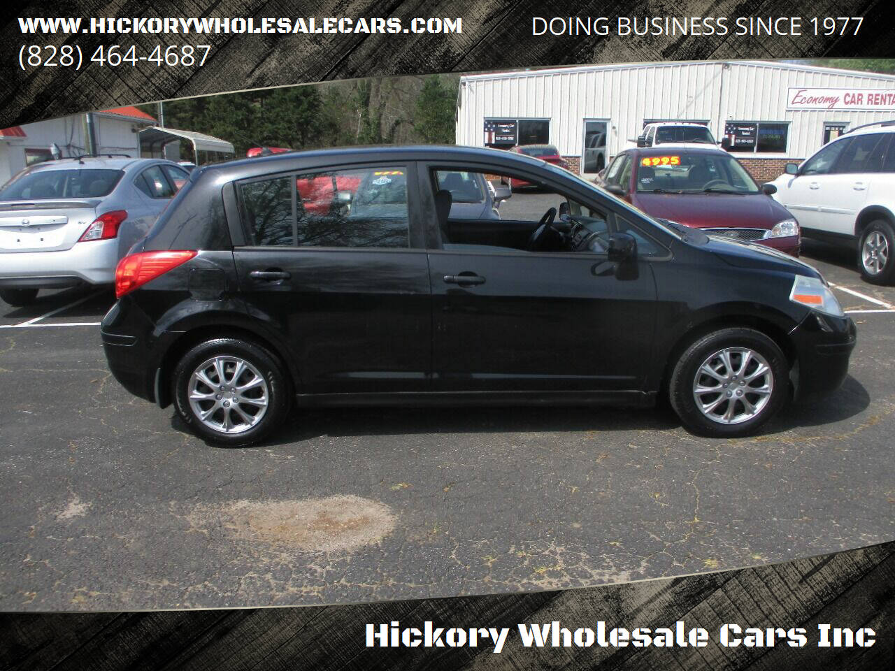 nissan versa 2009 black