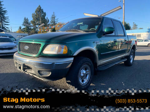 2001 Ford F-150 for sale at Stag Motors in Portland OR
