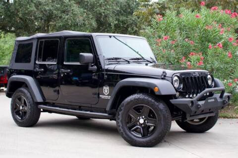 2012 Jeep Wrangler Unlimited for sale at SELECT JEEPS INC in League City TX