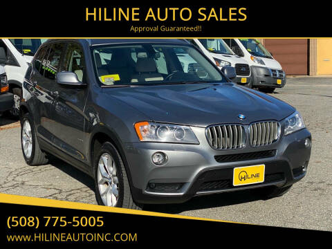 2013 BMW X3 for sale at HILINE AUTO SALES in Hyannis MA