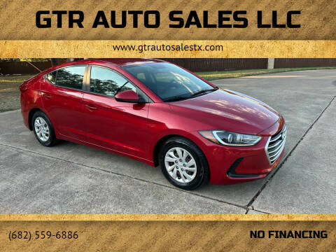 2017 Hyundai Elantra for sale at GTR Auto Sales LLC in Haltom City TX