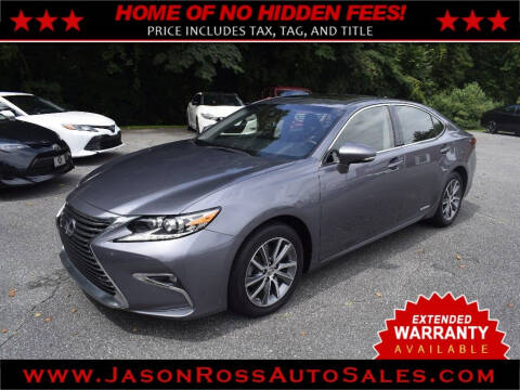 2017 Lexus ES 300h for sale at Jason Ross Auto Sales in Burlington NC