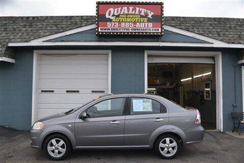 2008 Chevrolet Aveo for sale at Quality Pre-Owned Automotive in Cuba MO