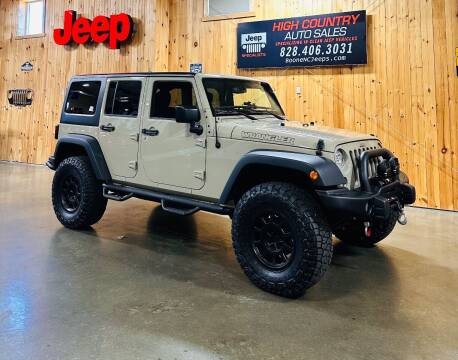 2017 Jeep Wrangler Unlimited for sale at Boone NC Jeeps-High Country Auto Sales in Boone NC