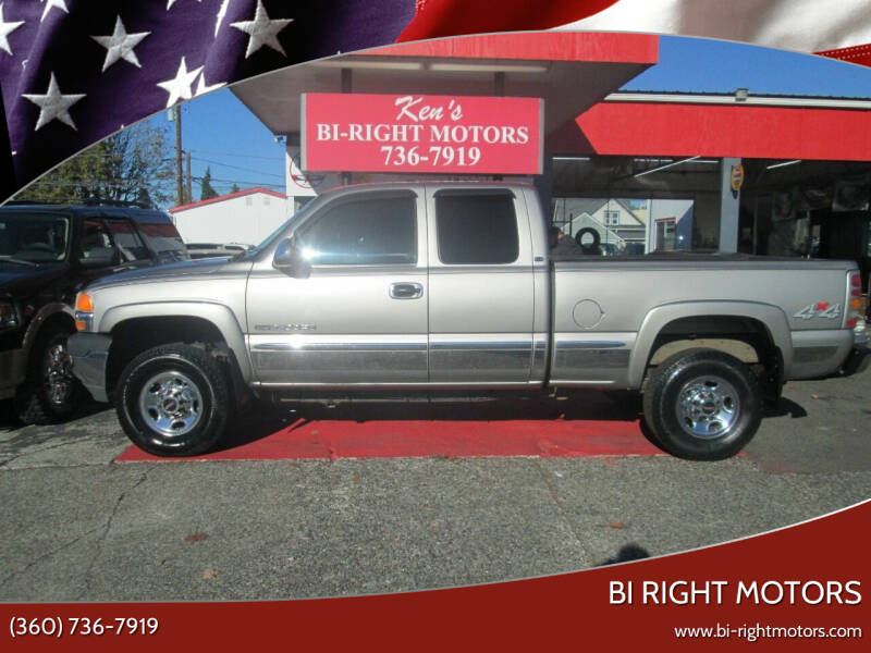 2001 GMC Sierra 2500HD for sale at Bi Right Motors in Centralia WA
