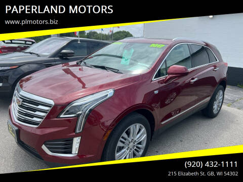 2017 Cadillac XT5 for sale at PAPERLAND MOTORS in Green Bay WI