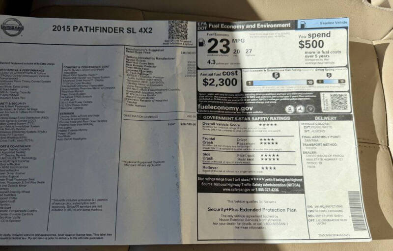 2015 Nissan Pathfinder
