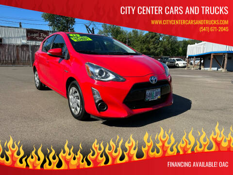 2015 Toyota Prius c for sale at City Center Cars and Trucks in Roseburg OR