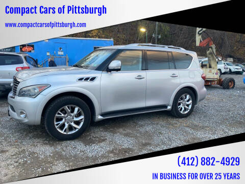 2011 Infiniti QX56 for sale at Compact Cars of Pittsburgh in Pittsburgh PA