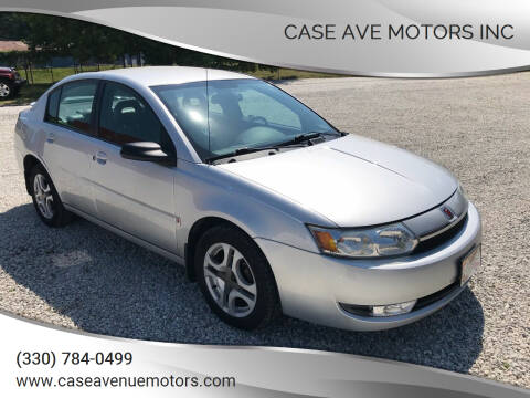 2003 Saturn Ion for sale at CASE AVE MOTORS INC in Akron OH