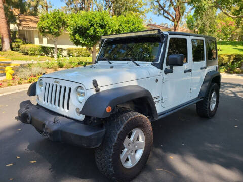 2015 Jeep Wrangler Unlimited for sale at E MOTORCARS in Fullerton CA