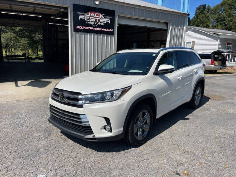 2017 Toyota Highlander for sale at Jack Foster Used Cars LLC in Honea Path SC