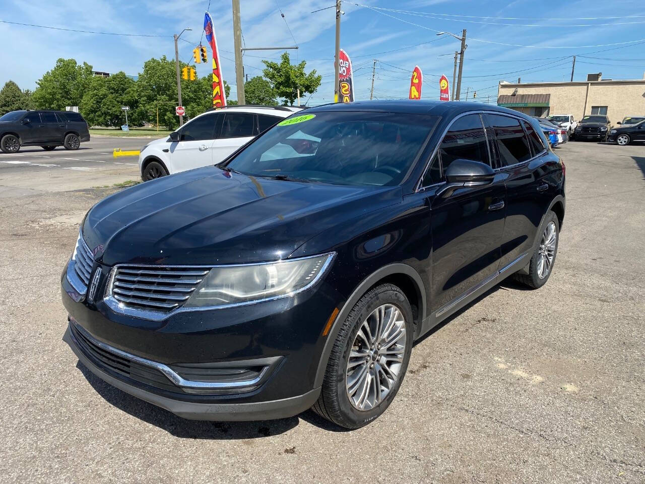 Black 2016 Lincoln MKX Reserve Reserve 4dr SUV 2