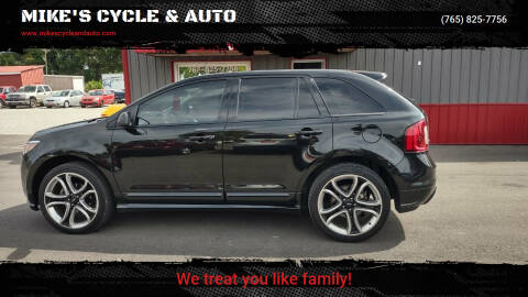 2013 Ford Edge for sale at MIKE'S CYCLE & AUTO in Connersville IN