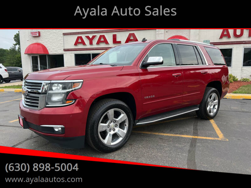 2015 Chevrolet Tahoe for sale at Ayala Auto Sales in Aurora IL