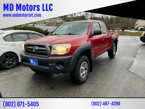2009 Toyota Tacoma for sale at MD Motors LLC in Williston VT