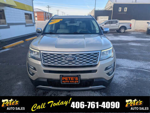 2017 Ford Explorer Platinum