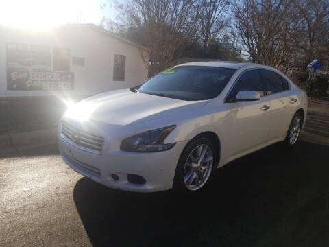 2013 Nissan Maxima for sale at TR MOTORS in Gastonia NC