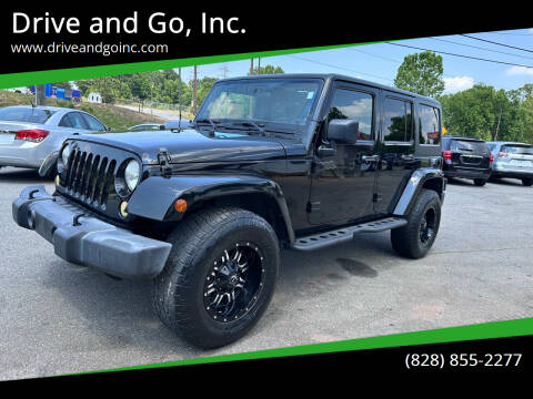 2012 Jeep Wrangler Unlimited for sale at Drive and Go, Inc. in Hickory NC
