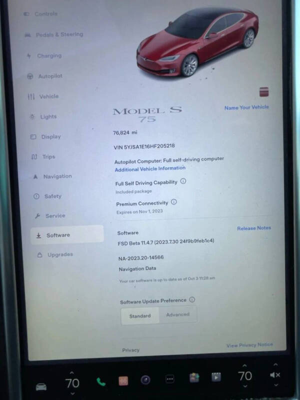 2017 Tesla Model S 75