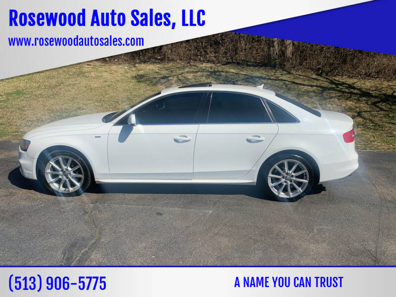 2014 Audi A4 for sale at Rosewood Auto Sales, LLC in Hamilton OH