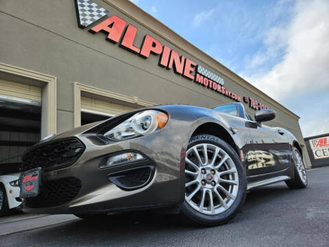 2017 FIAT 124 Spider for sale at Alpine Motors Certified Pre-Owned in Wantagh NY