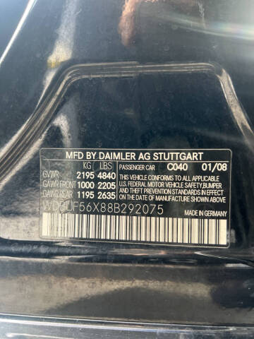 2008 Mercedes-Benz E-Class E 350