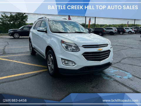 2017 Chevrolet Equinox for sale at Battle Creek Hill Top Auto Sales in Battle Creek MI