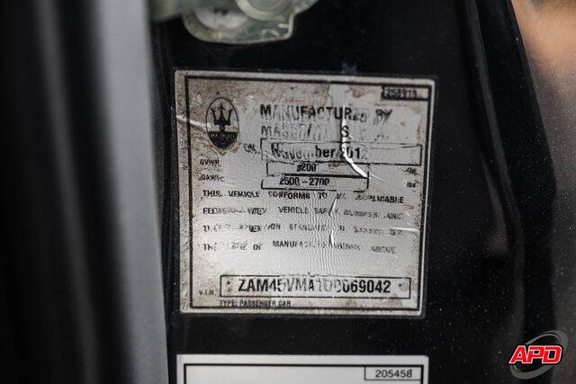 2013 Maserati GranTurismo Sport