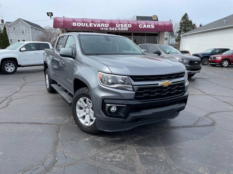 2021 Chevrolet Colorado for sale at Boulevard Used Cars in Grand Haven MI