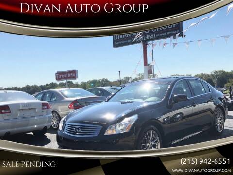 2008 Infiniti G35 for sale at Divan Auto Group in Feasterville Trevose PA