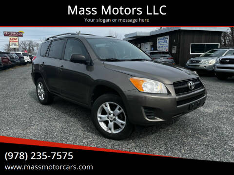 2012 Toyota RAV4 for sale at Mass Motors LLC in Worcester MA