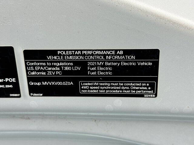 2021 Polestar 2 Launch Edition