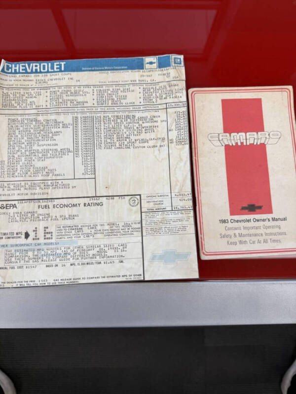 1983 Chevrolet Camaro Z28