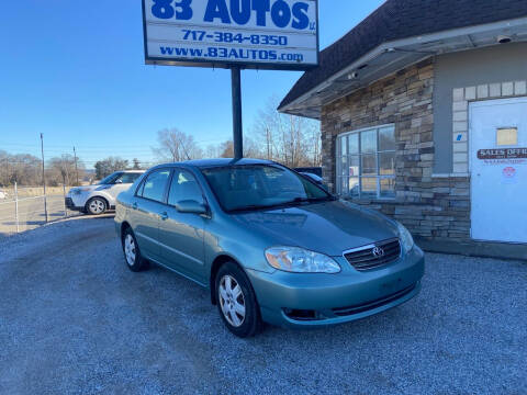 2005 Toyota Corolla for sale at 83 Autos in York PA