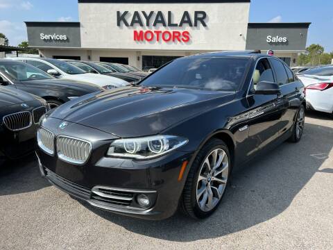 2014 BMW 5 Series for sale at KAYALAR MOTORS in Houston TX