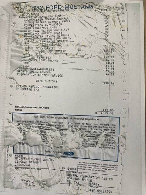 1972 Ford Mustang