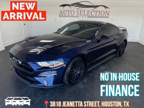 2018 Ford Mustang for sale at Auto Selection Inc. in Houston TX