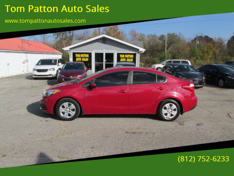 2016 Kia Forte for sale at Tom Patton Auto Sales in Scottsburg IN