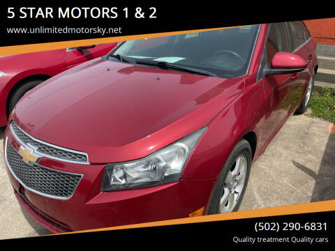 2013 Chevrolet Cruze for sale at 5 STAR MOTORS 1 & 2 in Louisville KY