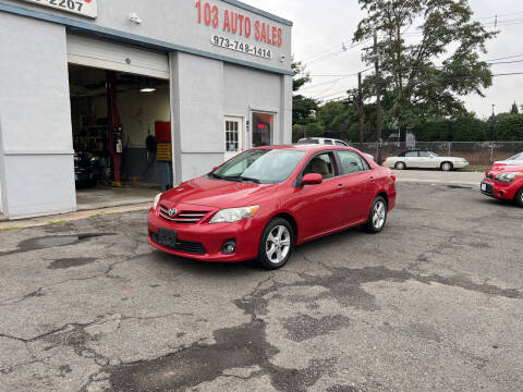 2013 Toyota Corolla for sale at 103 Auto Sales in Bloomfield NJ