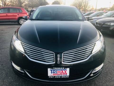 2014 Lincoln MKZ for sale at Trimax Auto Group in Norfolk VA