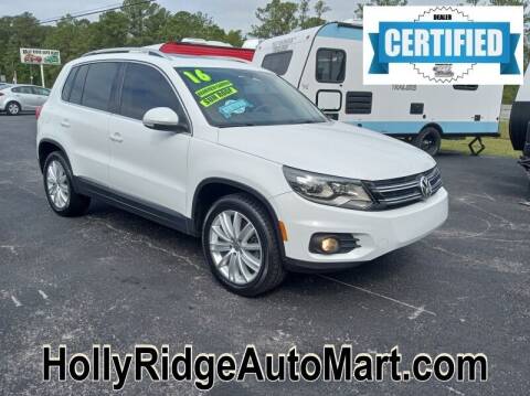 2016 Volkswagen Tiguan for sale at Holly Ridge Auto Mart in Holly Ridge NC