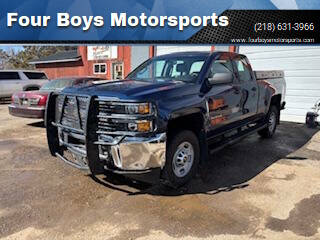2018 Chevrolet Silverado 2500HD for sale at Four Boys Motorsports in Wadena MN
