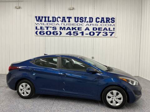 2016 Hyundai Elantra for sale at Wildcat Used Cars in Somerset KY