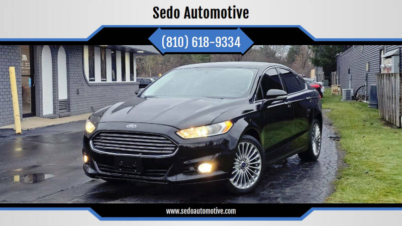 2014 Ford Fusion for sale at Sedo Automotive in Davison MI