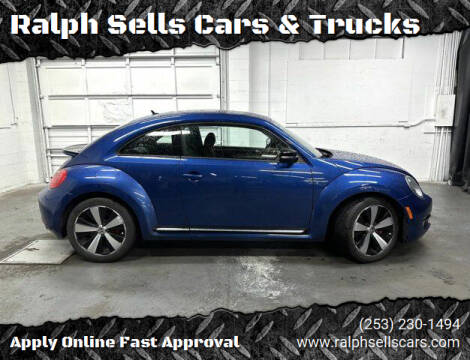 2012 Volkswagen Beetle for sale at Ralph Sells Cars & Trucks in Puyallup WA